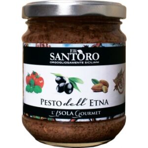 Соус Песто из баклажанов и томатов SANTORO сицилийский, 180 г