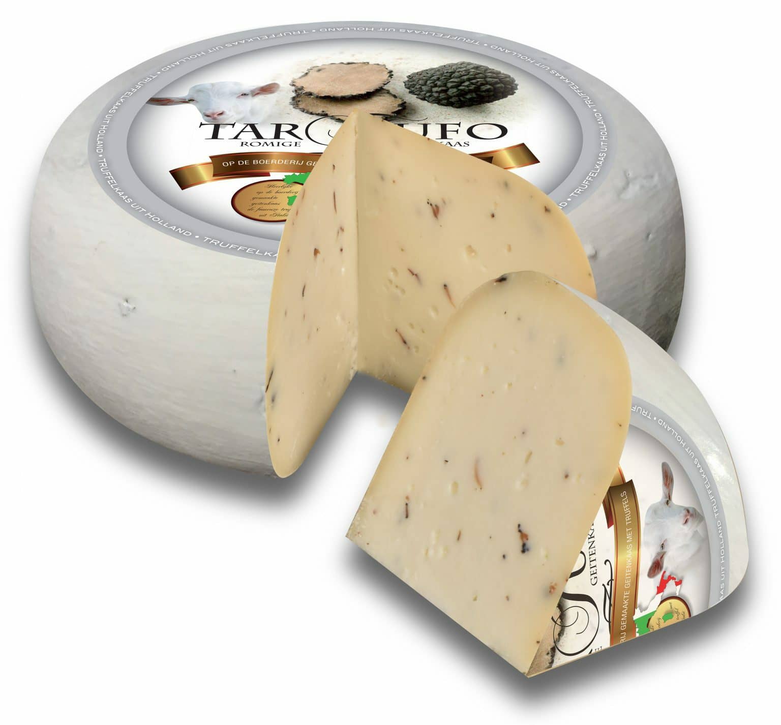 Твёрдый сыр Tartufo (Тартуфо) из козьего молока 100 г