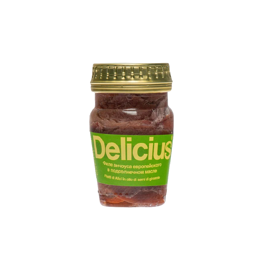 Филе анчоусов Delicius/ 90гр