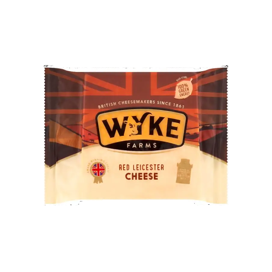 Твёрдый сыр WYKE Cheddar Red Leicester (Чеддер) 6 месяцев выдержки из коровьего молока 200 г