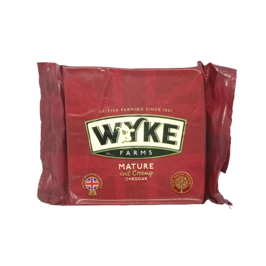 Твёрдый сыр WYKE Cheddar Mature (Чеддер) 9 месяцев выдержки из коровьего молока 200 г