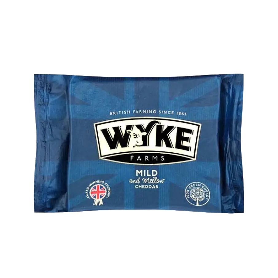 Твёрдый сыр WYKE Cheddar Mild (Чеддер) 3 месяца выдержки из коровьего молока 200 г