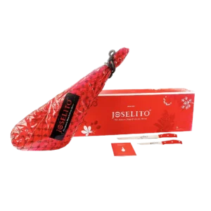 Подарочный набор Хамон Joselito (Хоселито) Gran Reserva Иберико Бейота 100% на кости 48 месяцев выдержки с двумя ножами