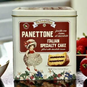 Кекс (кулич) VALENTINO Panettone с шоколадным кремом ж/банка 500г, Италия