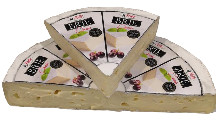 Мягкий сыр Brie La Polle Classic (Бри) с белой плесенью из коровьего молока 100 г