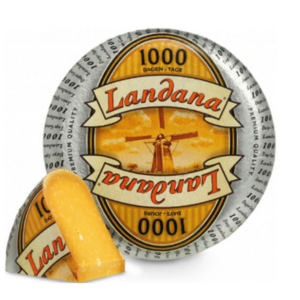 Твёрдый сыр Landana 1000 (Ландана) 32 месяца выдержки из коровьего молока 100 г