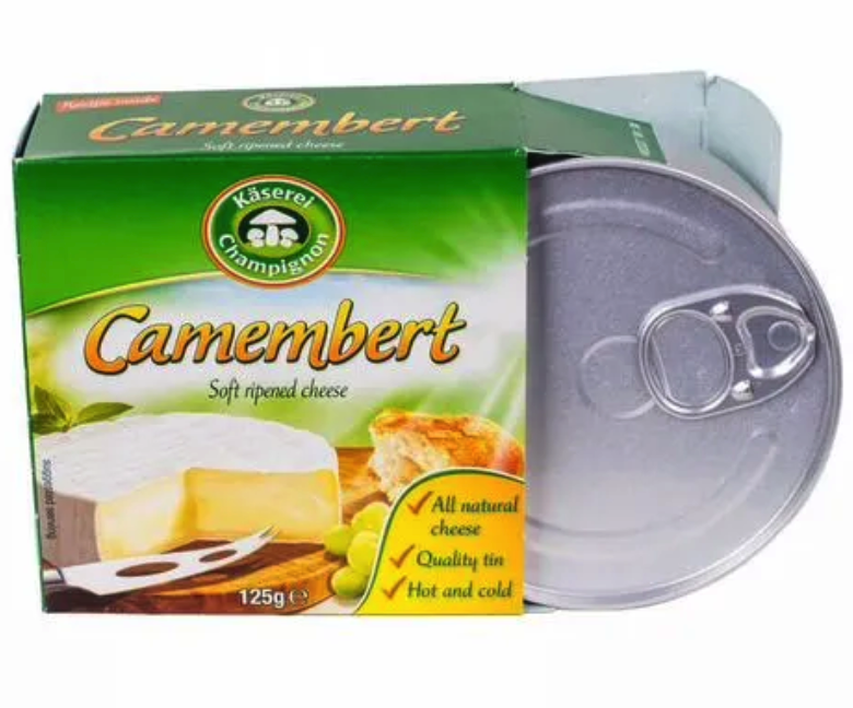Мягкий сыр Camembert (Камамбер) с белой плесенью из коровьего молока 125 г