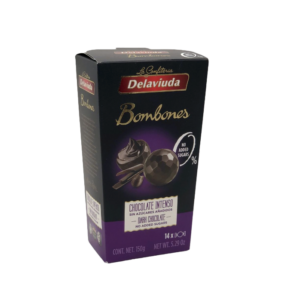 Конфеты Delaviuda из горького шоколада БЕЗ САХАРА 150гр.