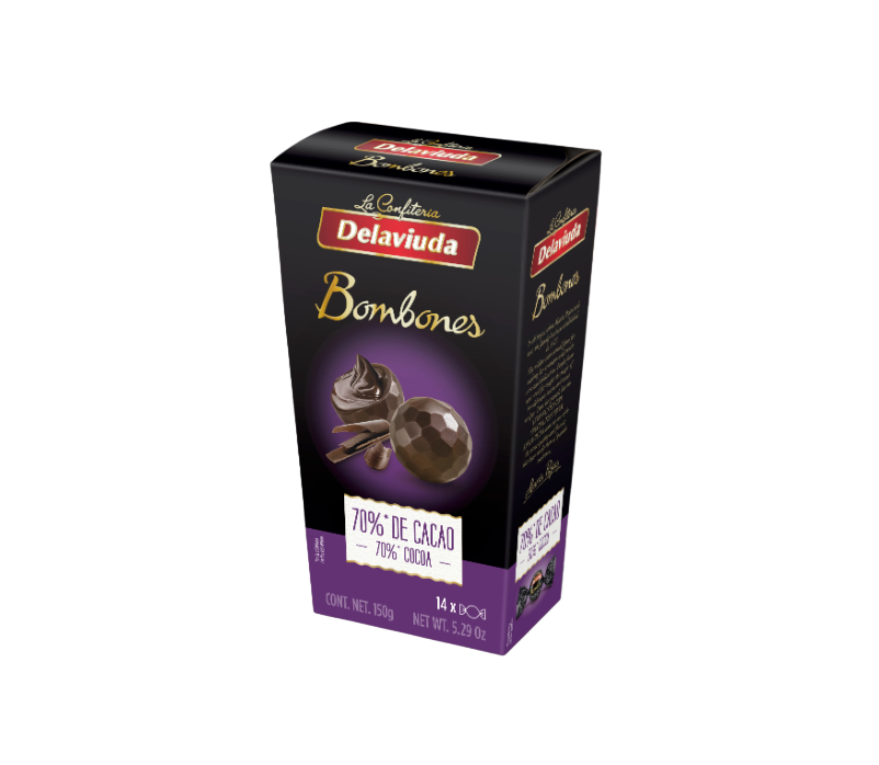 Конфеты Delaviuda из горького шоколада 150гр.