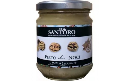 Соус Песто из грецких орехов SANTORO сицилийский, 180 г