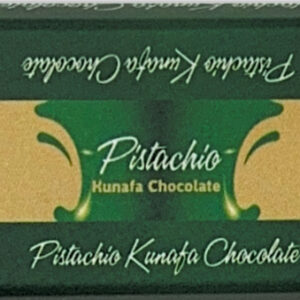 шоколад "Dubai Chocolate dunes" Хрустящая кнафе, смешанная с пастой фисташек и тахини, молочный шоколад