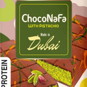 шоколад "Dubai Chocolate SPORT chocoNaFa " Хрустящая кнафе, смешанная с пастой фисташек и тахини, молочный шоколад