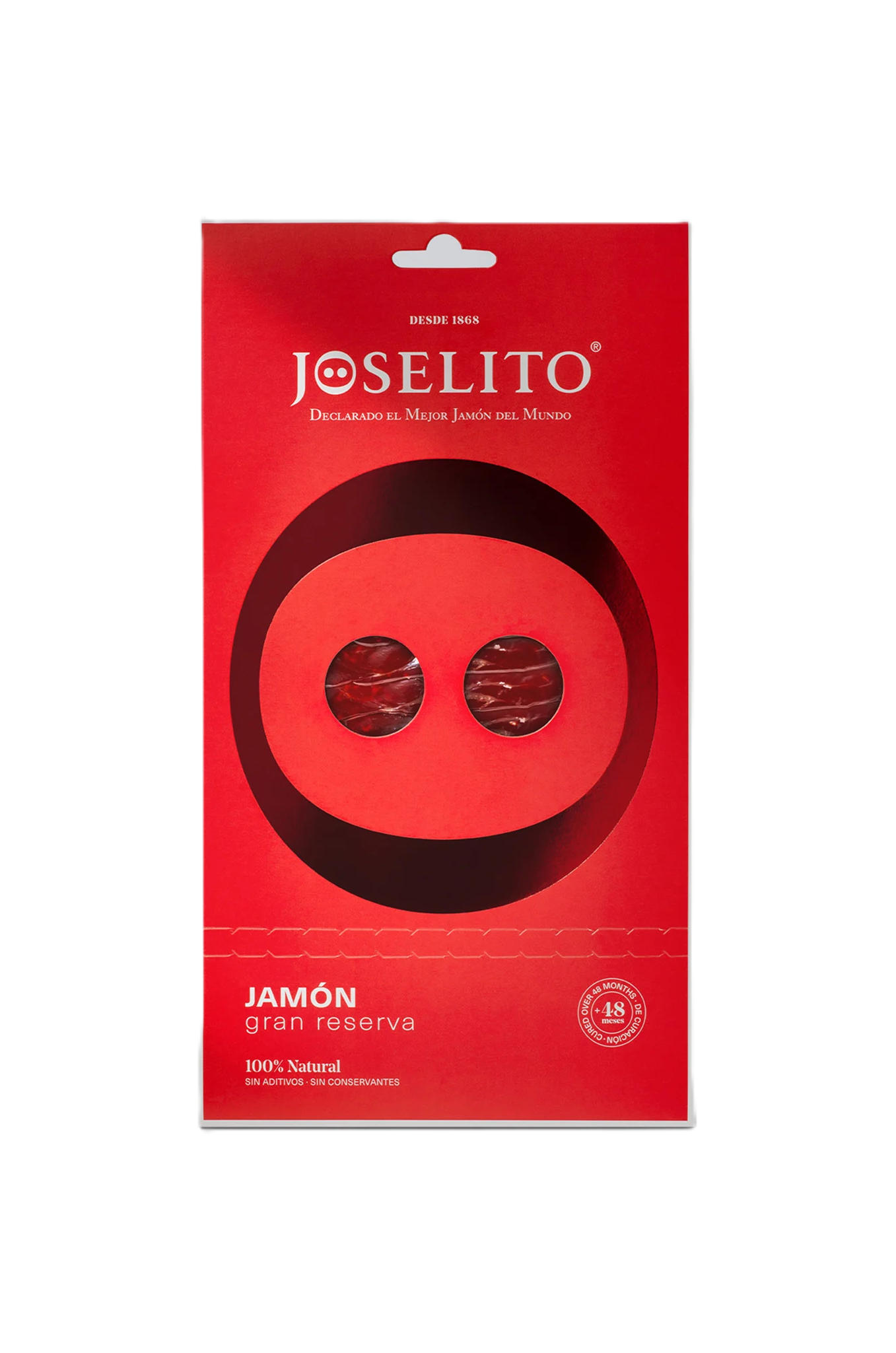 Хамон Joselito Gran Reserva Iberico Bellota (Иберико Бейота) 100% 48 месяцев выдержки нарезка 70 г