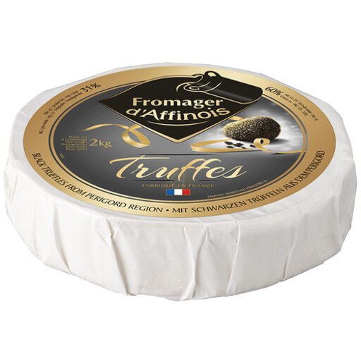 Мягкий сыр Brie Fromager d'Affinois Truffles Cheese (Бри) с белой плесенью из коровьего молока 100 г