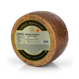 Твёрдый сыр Manchego Vega (Манчего) 3 месяца выдержки из овечьего молока 100 г