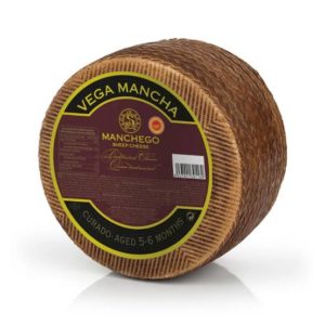 Твёрдый сыр Manchego Vega (Манчего) 6 месяцев выдержки из овечьего молока 100 г