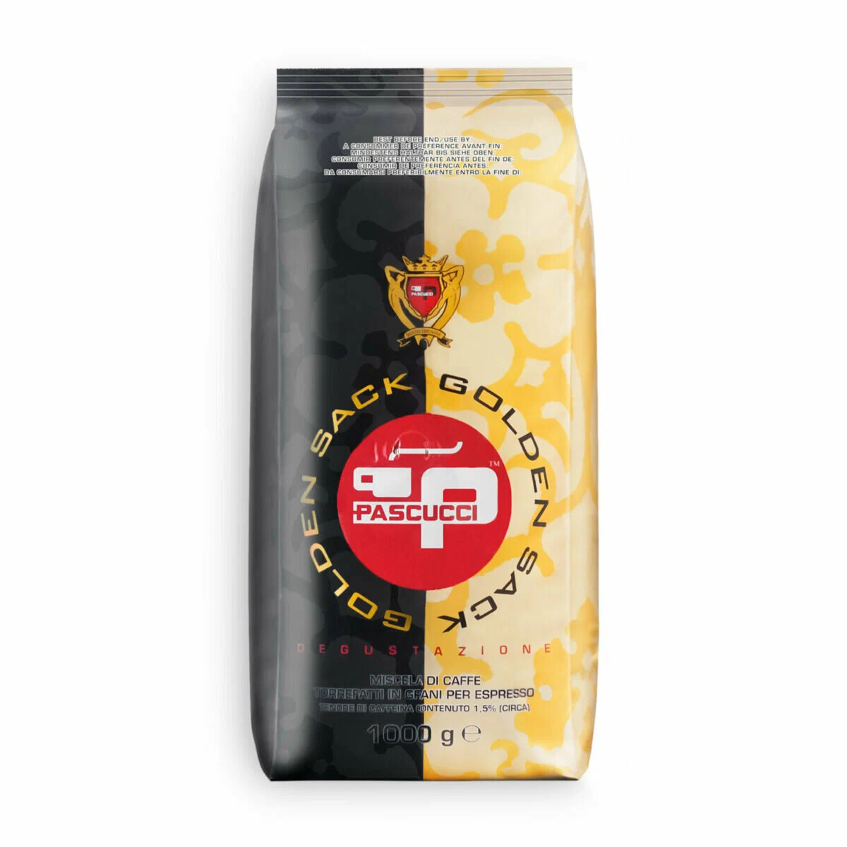 Кофе в зернах PASCUCCI GOLDEN SACK, 1000г, Италия