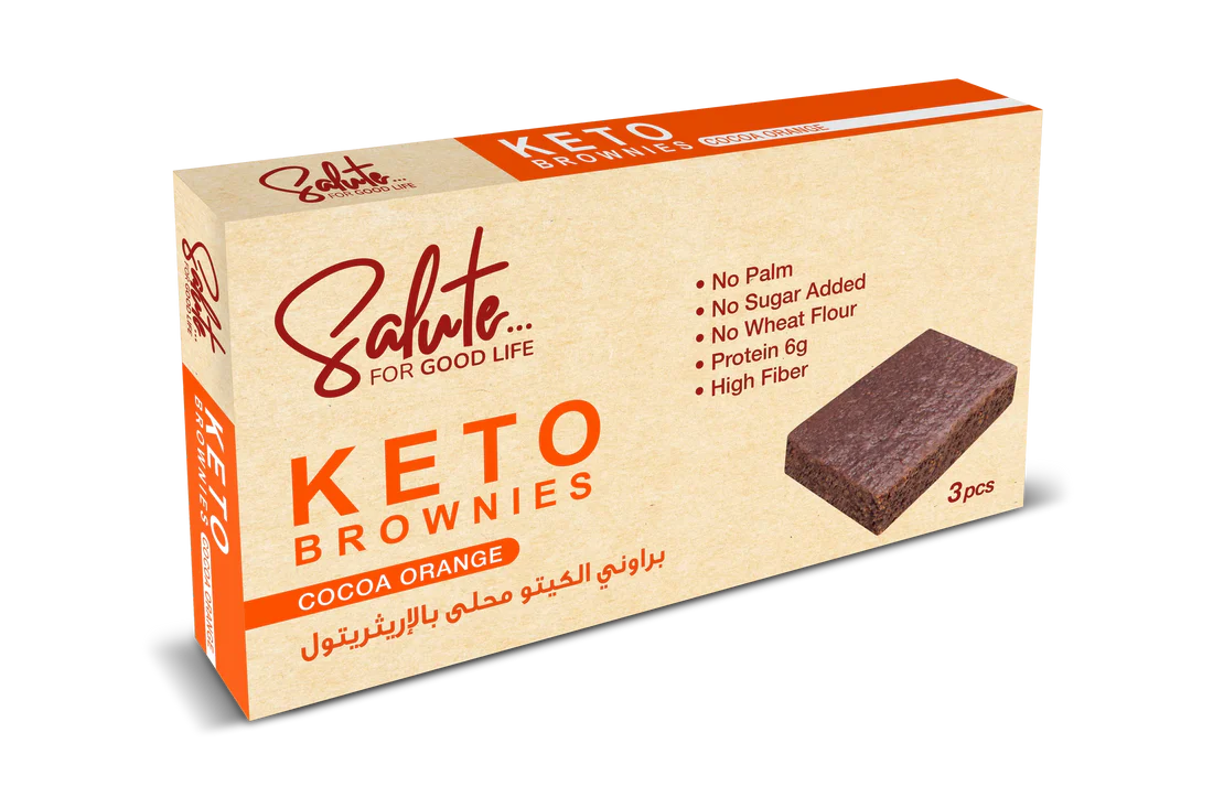 Батончик злаковый KETO BROWNIES 40гр.х3 / артикул 5212