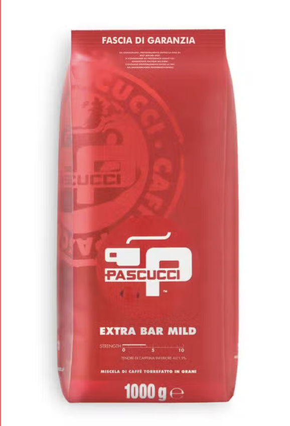 Кофе в зернах PASCUCCI MILD, 1000г, Италия
