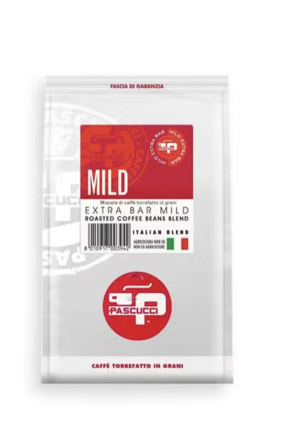 Кофе в зернах PASCUCCI MILD, 250г, Италия