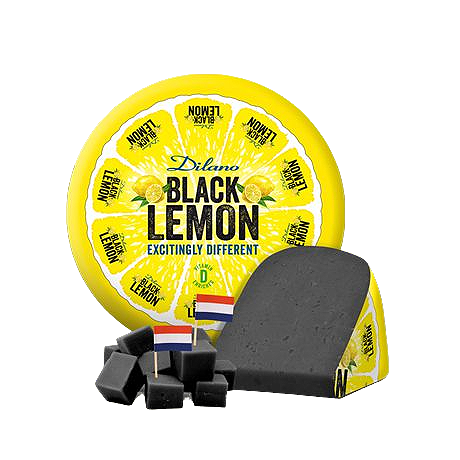 Твёрдый сыр Dilano Black Lemon (Дилано Блек Лемон) из коровьего молока 100 г