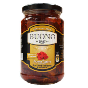 Вяленные томаты В ПОДСОЛНЕЧНОМ МАСЛЕ "BUONO", 370Г