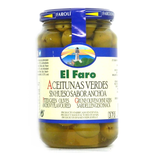 Оливки El Faro без косточки 350 г
