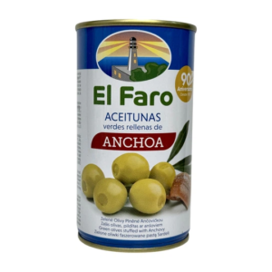 Оливки El Faro с анчоусом 350 г