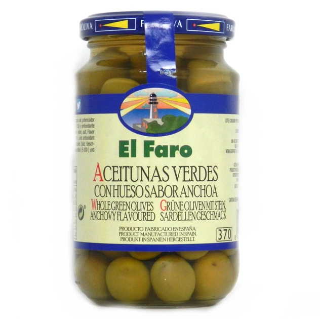 Оливки El Faro с косточкой 350 г
