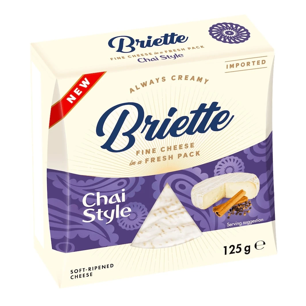 Мягкий сыр Briette (Бриет) с чаем масала 125 г