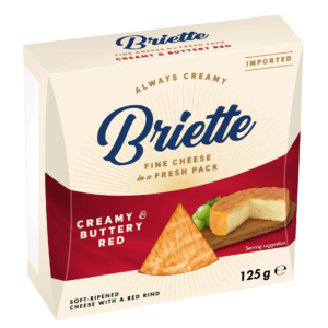 Мягкий сыр Briette (Бриет) сливочный с красной коркой 125 г