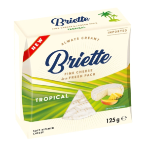 Мягкий сыр Briette (Бриет) с тропическими фруктами 125 г