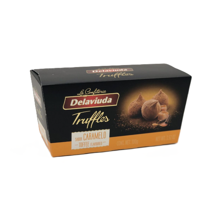 Трюфели Delaviuda со вкусом карамели 100 г