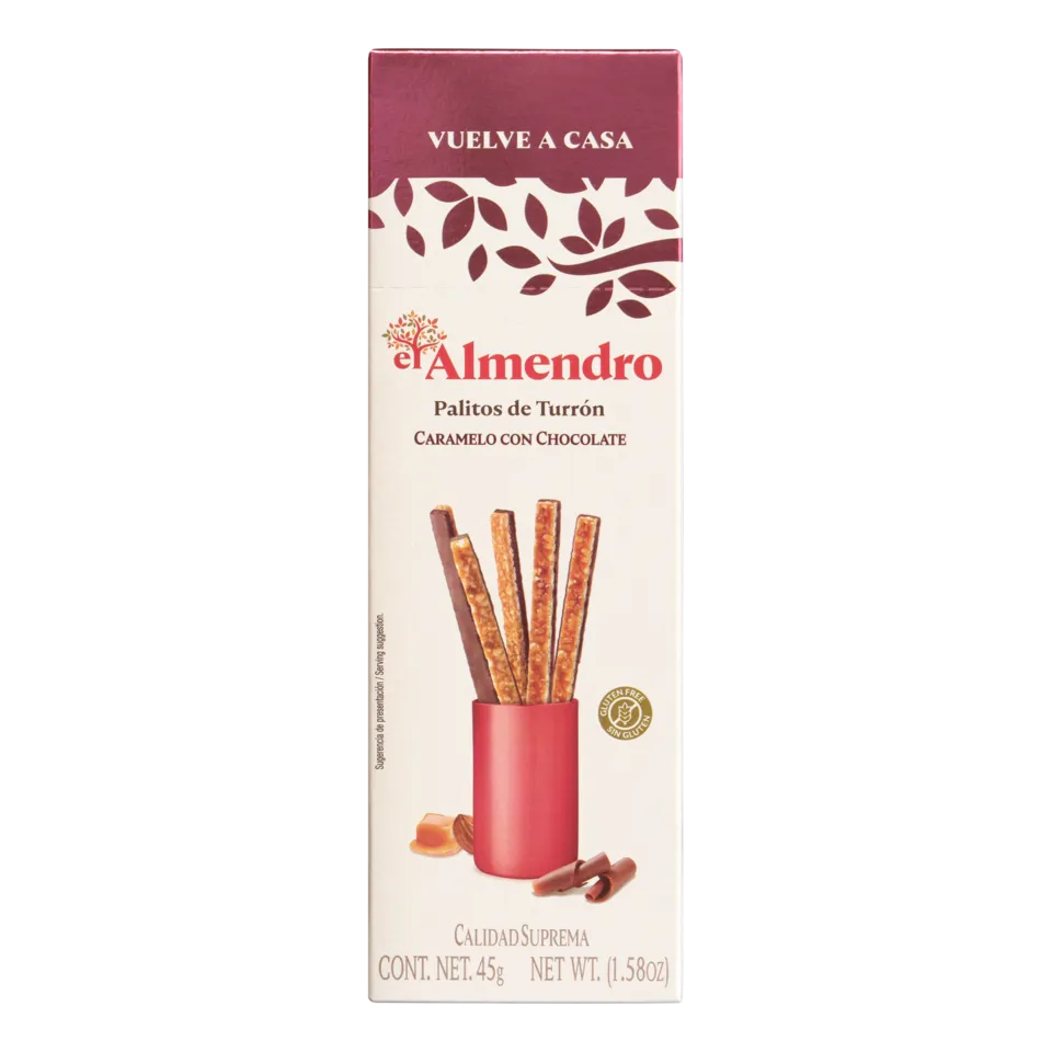 Туррон El Almendro миндальный с карамелью и шоколадом 50 г