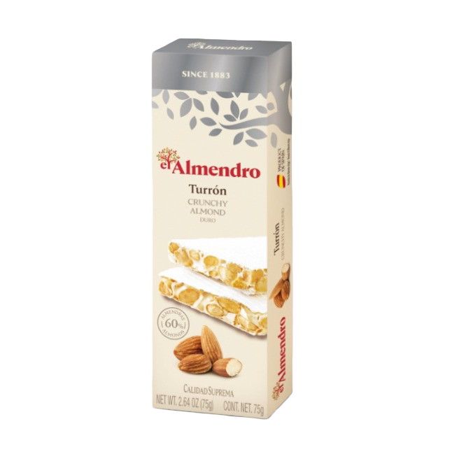 Туррон El Almendro миндальный с нугой 75 г