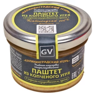 Паштет из копченого угря с карамелизированным луком 80 г